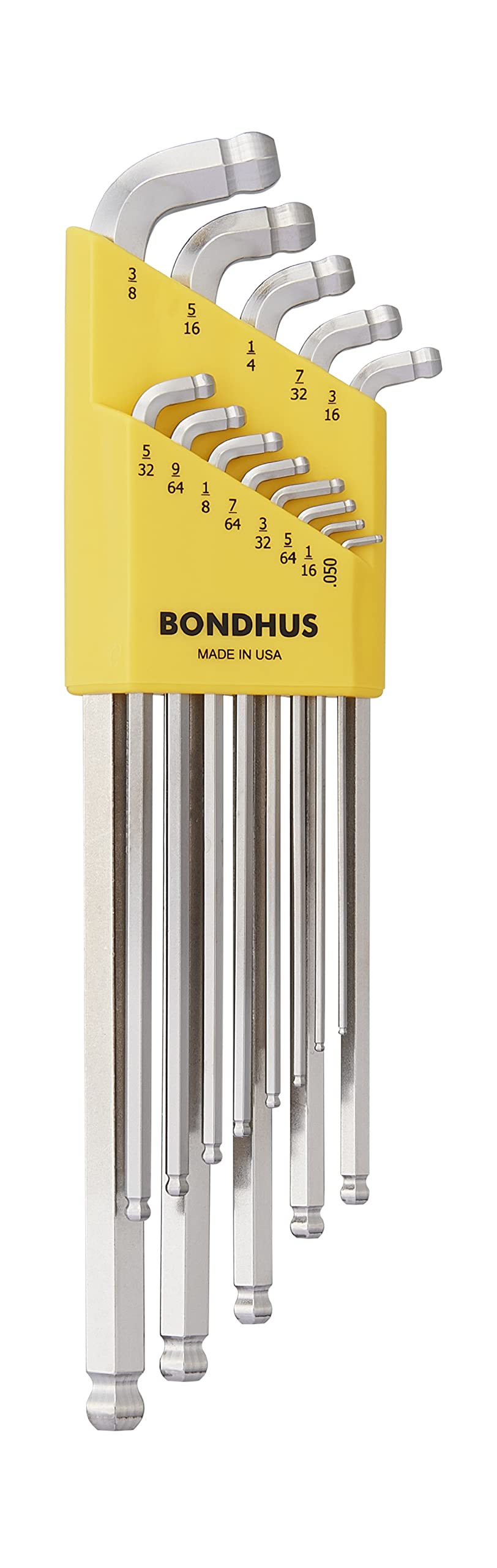 

Набор шестигранных гаечных ключей с двойным шаром, дюймовый, 13 предметов, SDBLX13BXL []BONDHUS L-образный ключ (0,050, 1/16, 5/64, 3/32, 7/64, 1/8, 9/64, 5/32, 3/16, 7/32, 1/4, 5/16,