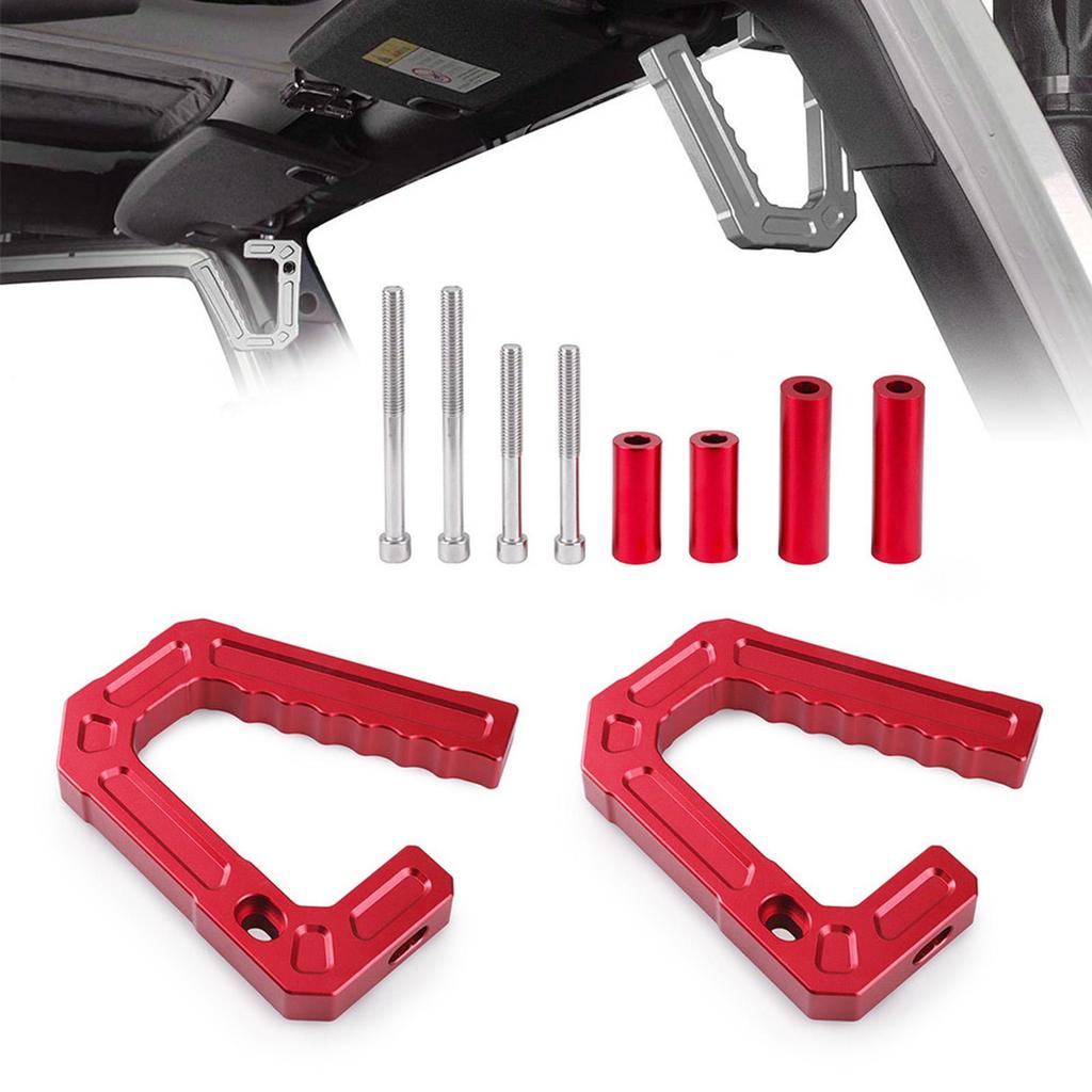 Aluminum Grab Handles Supplies for Jeep Wrangler JK 2007-2018 2PCS