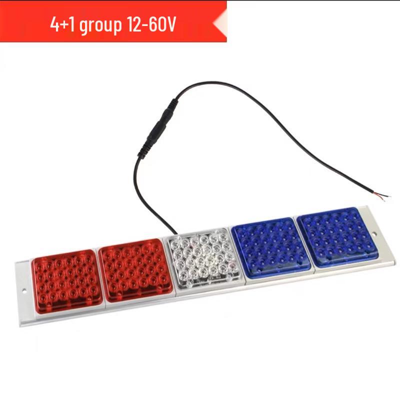 UOSU Red Blue Vehicle Strobe Warning Light