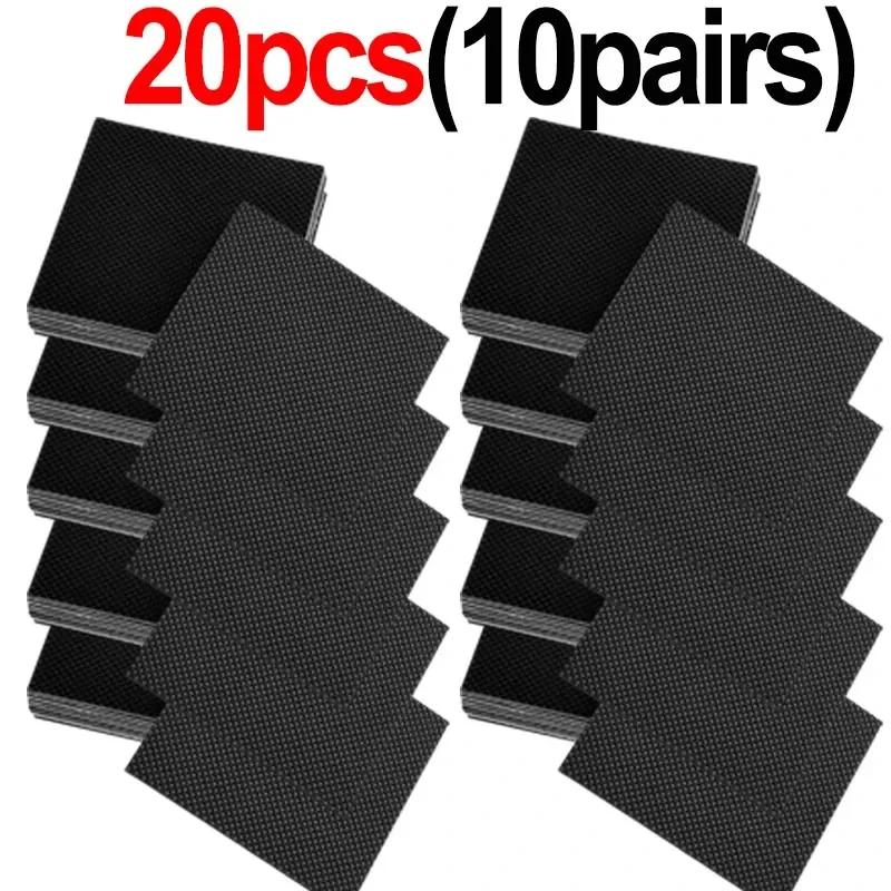2/20Pcs Wear-Resistant Non-Slip Shoes Mat Self-Adhesive Sticker Forefoot High Heels High Heel Sole Protector Rubber Pads Cushion