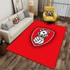Red Shield with Ball and Letters Suitable As a Non-slip Mat for the Living Room or Bedroom Sofa