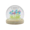 Floral Glow Gartendom – 20 mehrfarbige Tulpen – LED USB