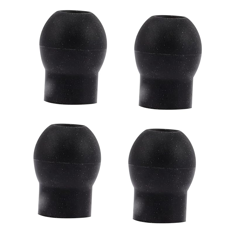 

Mobestech 4pcs Earplugs Ear Tips for Stethoscopes Stethoscope Accessories Stethoscope Replacement Earbud Stethoscope Replacement Ear Tips Stethoscope 1.5x1.2cm чорний