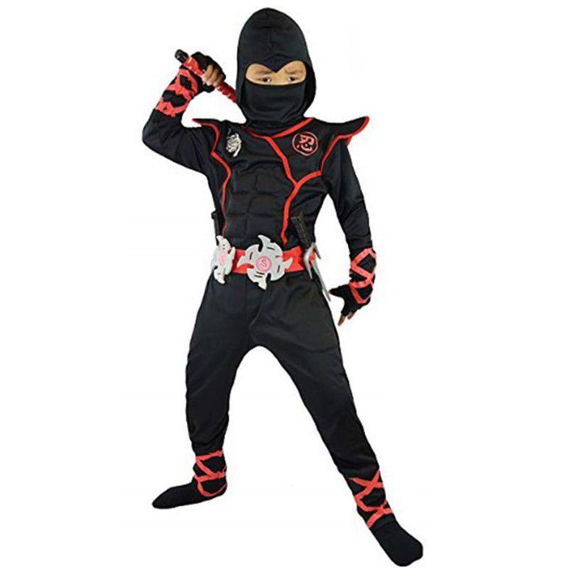 Stunning Ninjago Cosplay Costume For Kids Boys Assassin Carnival Party Fun