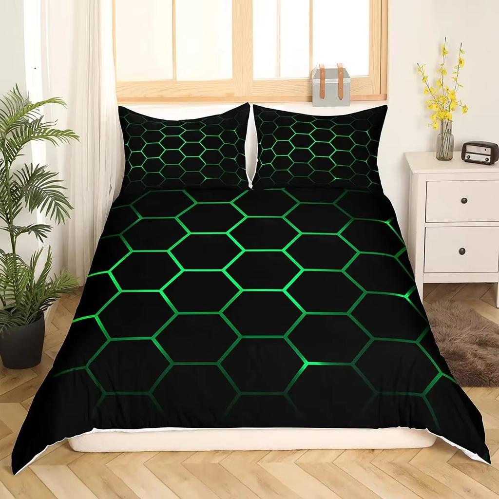 Colorful Art Down Comforter Set Bedding Set 3-piece Duvet Cover Set