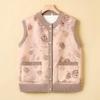 YUZHAOLIN Women's Winter Plush Knit Cardigan Vest