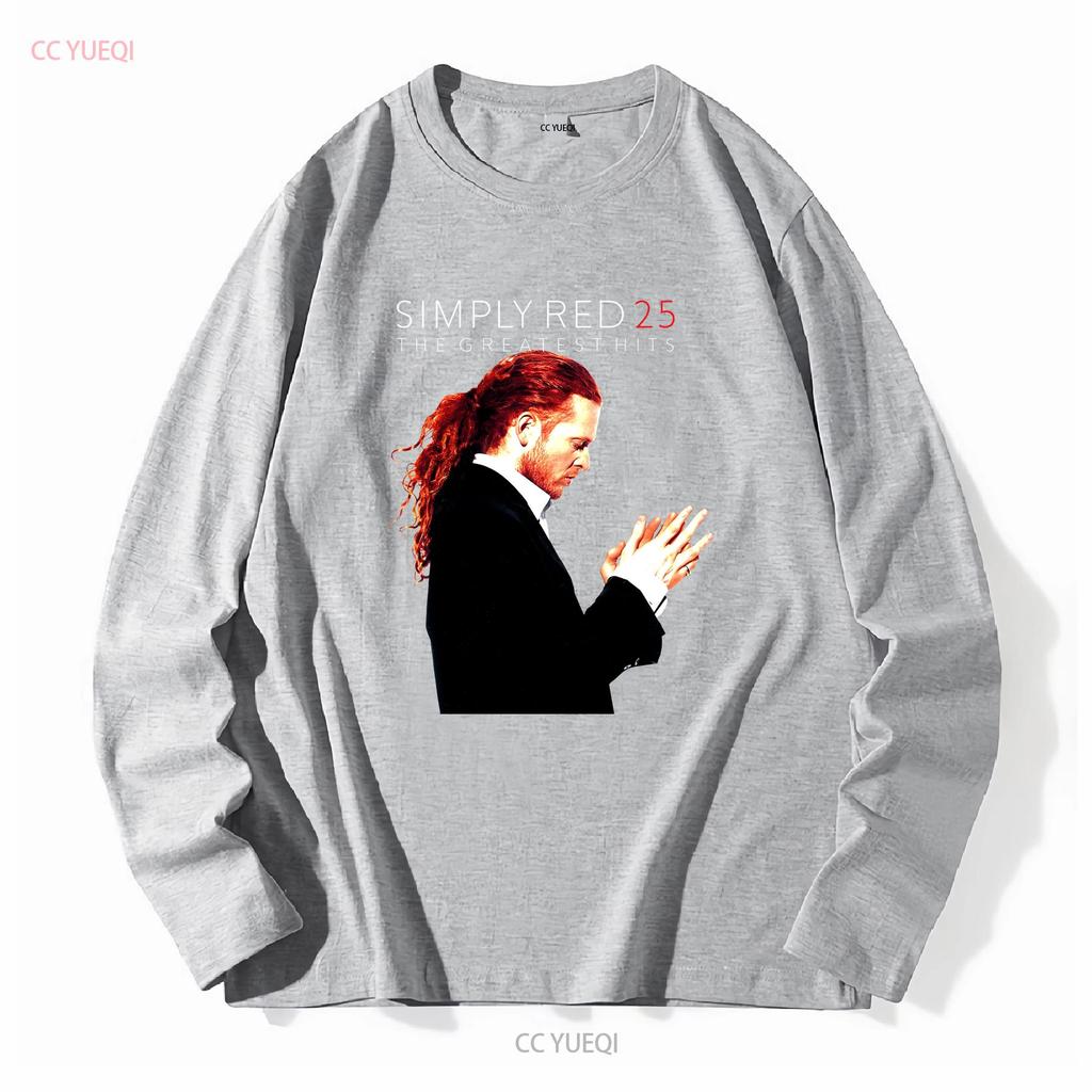 Simply Red T-Shirt Welttournee 2009 Greatest Hits Daten auf der Rückseite Größe M Vintage Gewaschen Vielseitig Atmungsaktiv Leicht Unisex