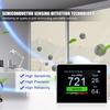 Stolní CO2/RH/Tepl. Multifunkční detektor kvality vzduchu 3 v 1 Monitor teploty a vlhkosti