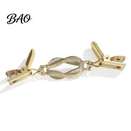 Dress Cincher Clip Retro Knotted Sweater for Women, Cardigan Waist Metal Clips Clip, Cloak Shawl Pant Tightener Clothes Tightening Buckle