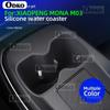 For Xpeng Xiaopeng MONA MO3 Car Central Control Silicone Water Cup Holder Car Armrest Box Waterproof and Dirty Water Cup Pad