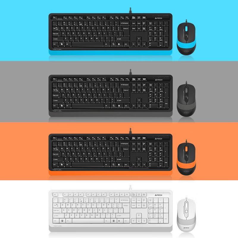 A4Tech F1010 Wired Keyboard and Mouse Combo