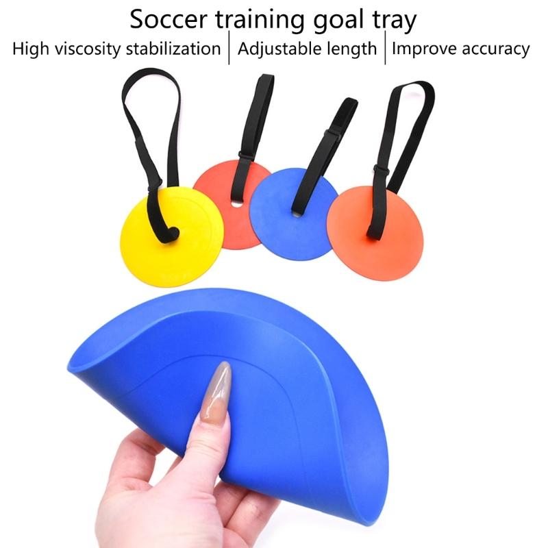 4Pcs Soccer Goal Targets Adjustable Football Training Disc Football Training Targets Plate Soccer Hockey Shoot Targets