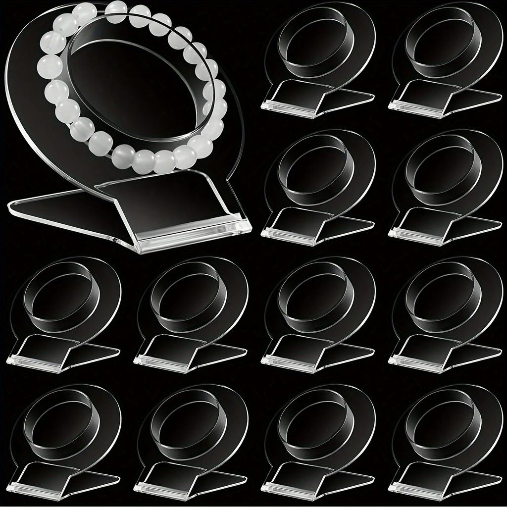5pcs Elegant Acrylic Bracelet & Watch Display Stand Set -  Perfect Gift for Jewelry Making Display & Packaging Supplies, Beading
