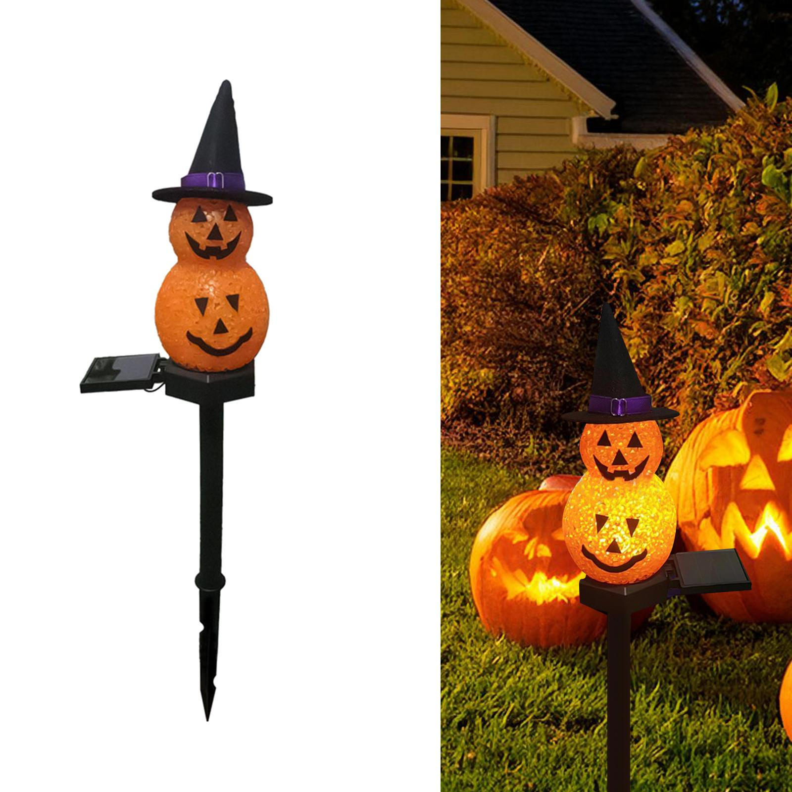 

Украшение на Хэллоуин Декоративная солнечная лампа Многофункциональный ландшафтный светильник для декора изгороди Style A