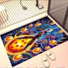 DRAGON BALL Print Rug, Washable Floor Carpet, For Entryway Dorm Laundry Room Office Study, Home Decor Birthday Christmas Gift