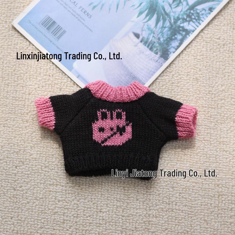 20cm Cotton Doll Accessories: Plush Dog Sweater, Scarf, Hat Set