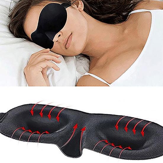 Travel Sleep Eye Mask 3D Memory Foam Padded Shade Cover Sleeping Blindfold