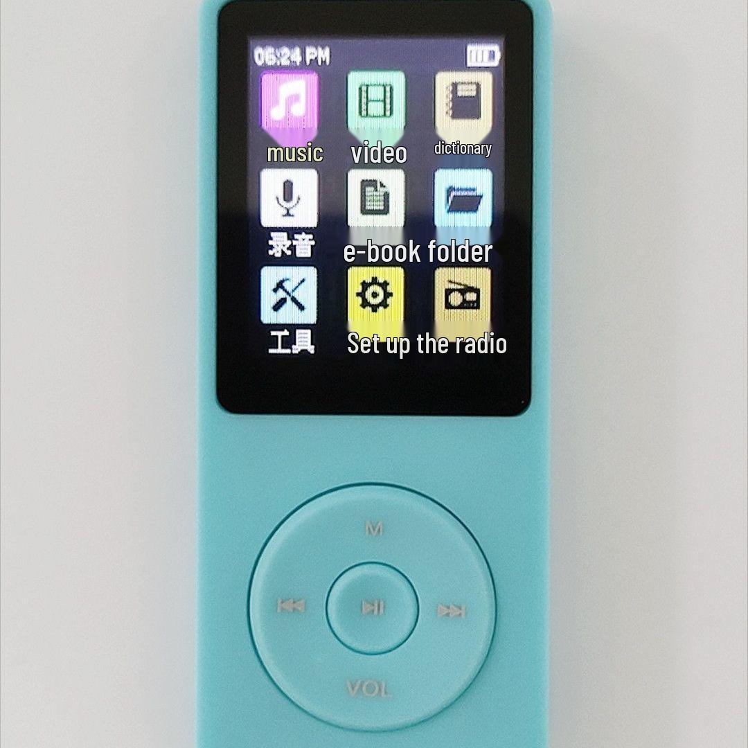 

Металлический MP3 Bluetooth MP4-плеер с сенсорным управлением и функцией чтения электронных книг для студентов 4GB [Full Accessories]