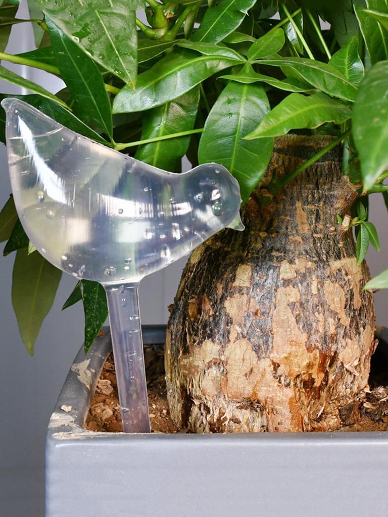 Automatic drip irrigation system bird shaped transparent plastic indoor household garden flowerpot watering device (random)