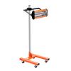 VEVOR Infrared Curing Lamp, 1500W 1-60 Min Timing, Auto Heating Car Curing Light with Bracket, 3.44 Sq.ft Baking Area Spray Baking Booth Heaters