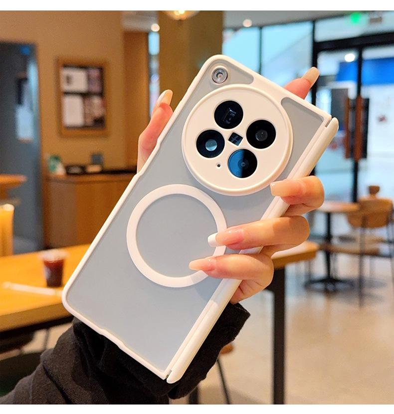 Oppo Find N6 & Honor Magic V6 Dual-Axis Matte Magnetic Phone Case