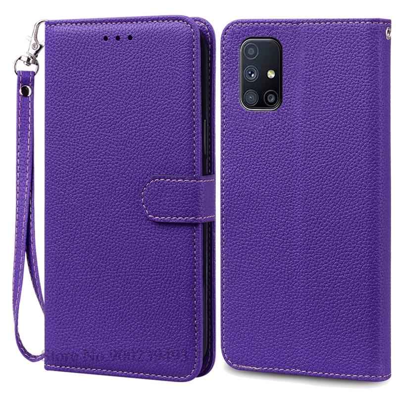 For Samsung M51 Case Soft Silicone Wallet Leather Flip Case For Samsung Galaxy M51 Case M 51 Stand Book Cover Coque Fundas