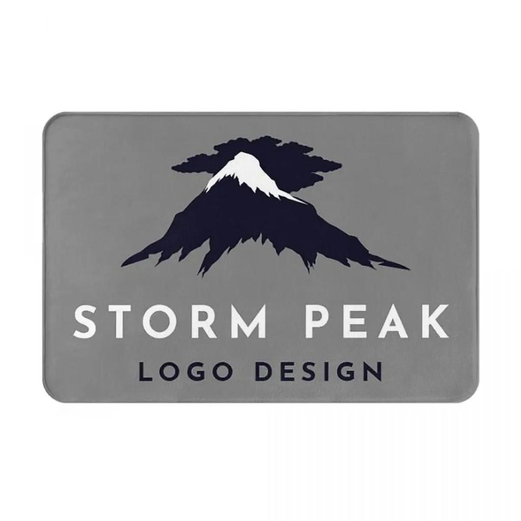 VIKAMA Luxury Snow Peak Doormat, Non-Slip Entryway Rug, Soft Carpet For Kitchen, Bedroom, And Home Flooring