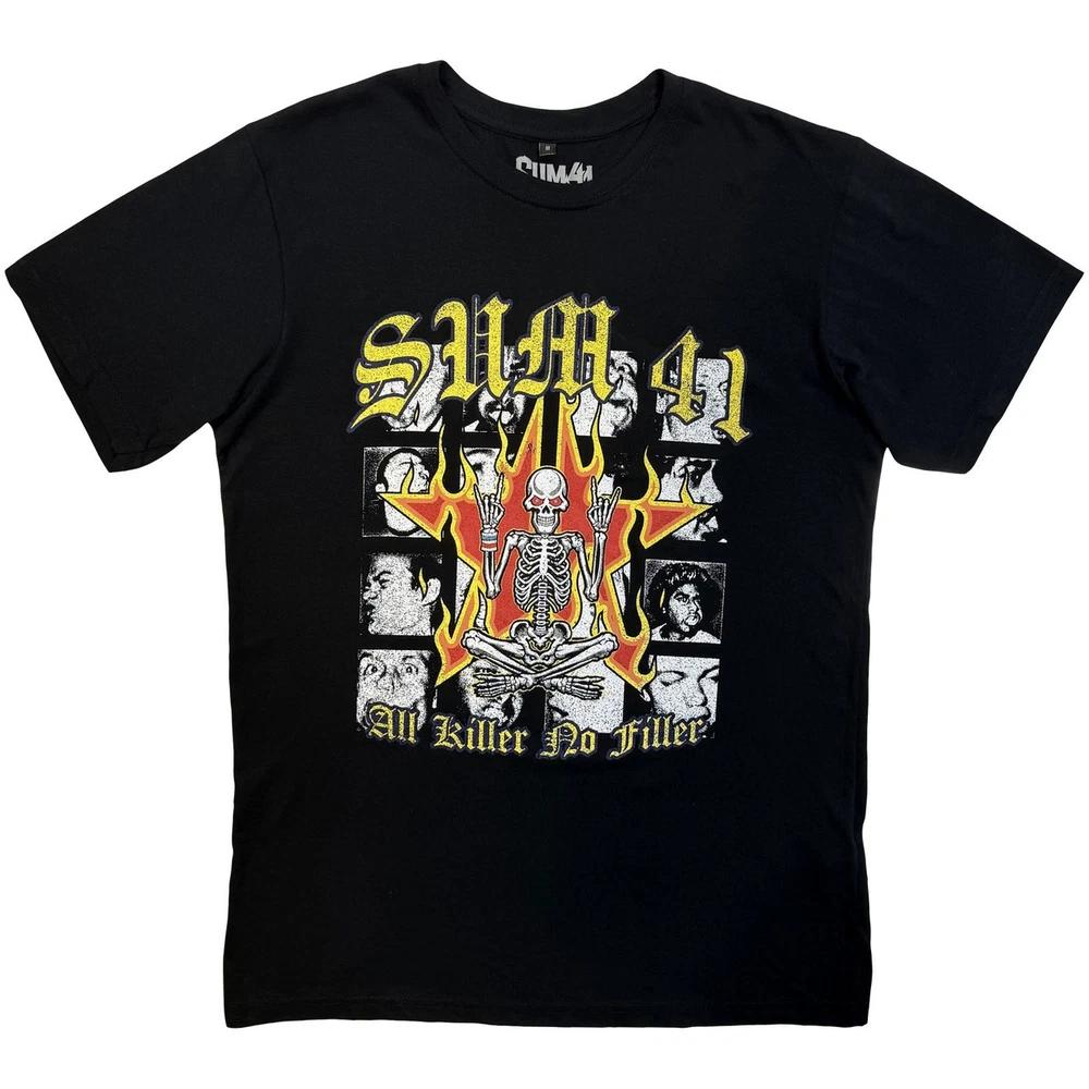Sum 41 All Killer No Filler 2 Premium Carbon Tshirt Unisexs L