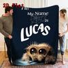 Lucas the Spider 2D Flat Pattern Flannel Blanket High quality All Seasons Warmth and Comfort Perfect for Christmas Gifts.SMT0917409
