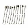 20Pcs High-Speed Steel Rotary Burrs Set 3mm Shank Grinding Tool Set Milling Cutter Set  DIY Projects