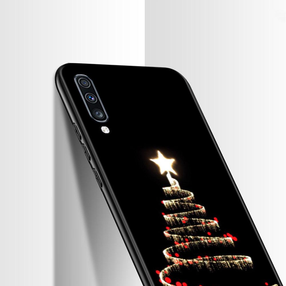 Custodia per telefono per Samsung Galaxy A70 A50 A30s A20s A20e M62 M52 M51 M32 M31 M31s M22 M21 M12 Cover Buon albero di Natale Cervo