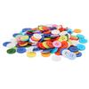 200 Pcs Mixed Color Resin Buttons 15mm Round 4 Hole Children Sweater Shirt Buckle