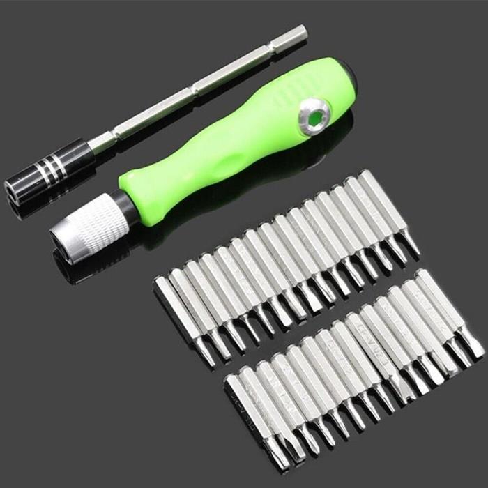 32-piece Precision Magnetic Bit Screwdriver Set