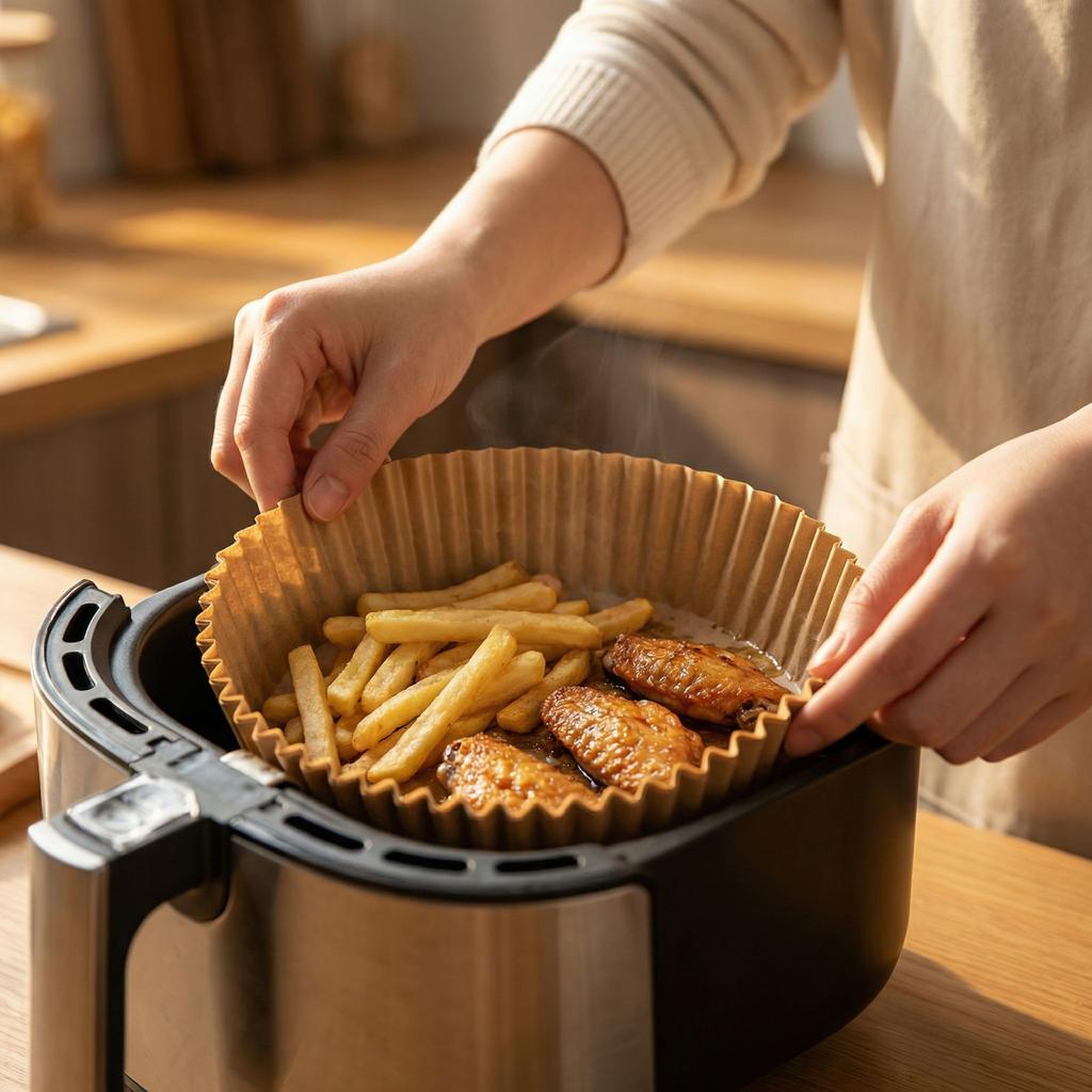 Disposable Round Non-Stick Oil-Proof Baking Paper for Fryer