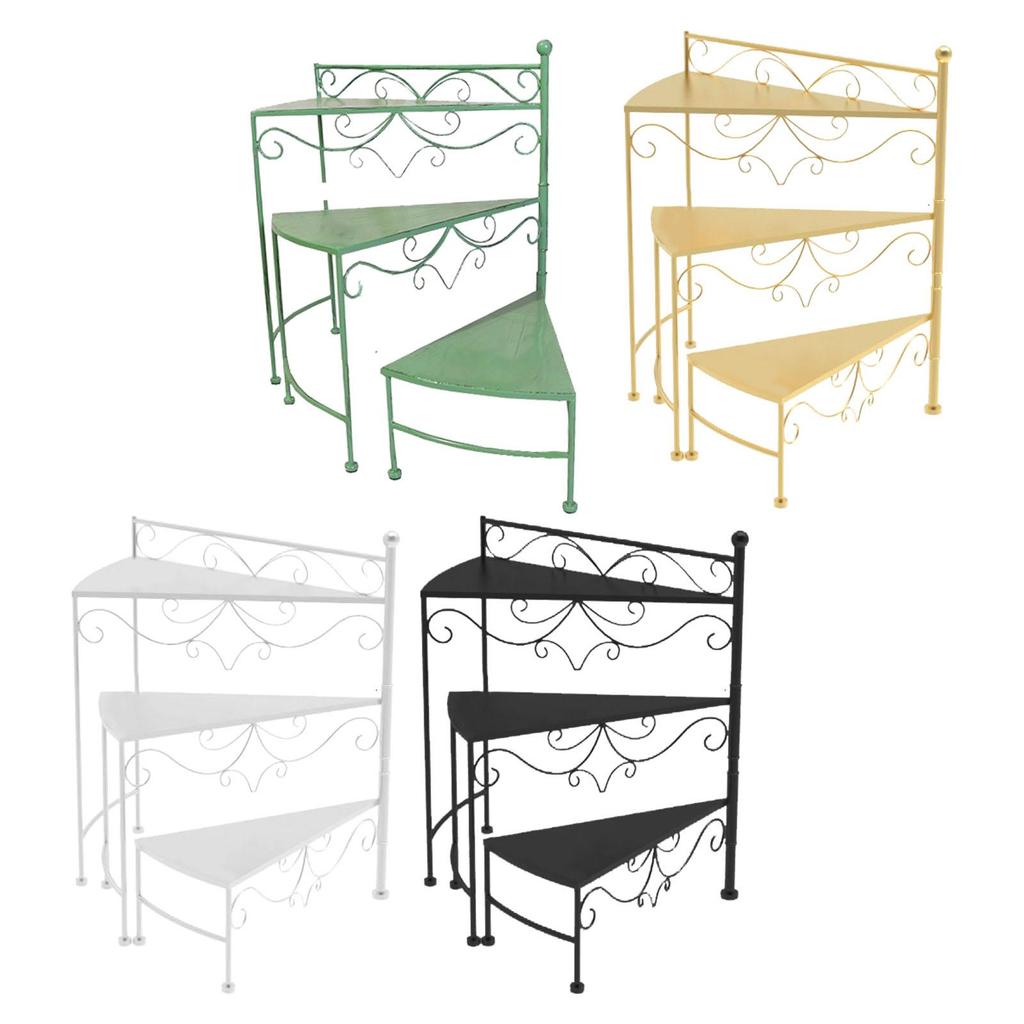 Mehrschichtiger Blumenständer Moderner Lagerregal, Blumenregal Pflanzenregale für Wohnzimmer Innen Außen Ecke