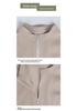 Men's Warm Fleece Half-Zip Jacket - Windproof, Stand-Up Collar, Long-Sleeved for Autumn/Winter Outdoor Sports & Casual Wear
