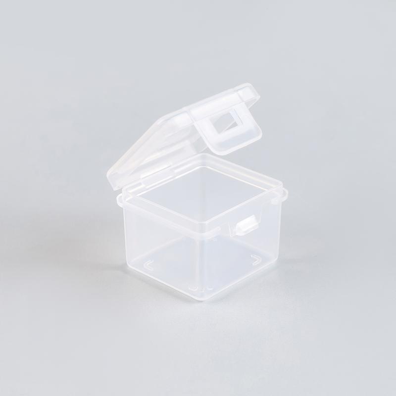 Small Parts Storage Box Mini Hardware Accessories Box Plastic Hard Plastic Box Pp Small Box Transparent Commercial Packaging Box