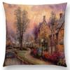 Elegant Cotton Linen Cushion Cover With Invisible Zipper For Easy Cleaning