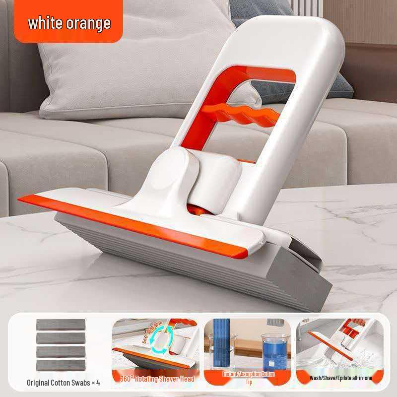 Compact Absorbent Mini Mop for Kitchen, Bathroom, and Windowsills - Wet or Dry Use