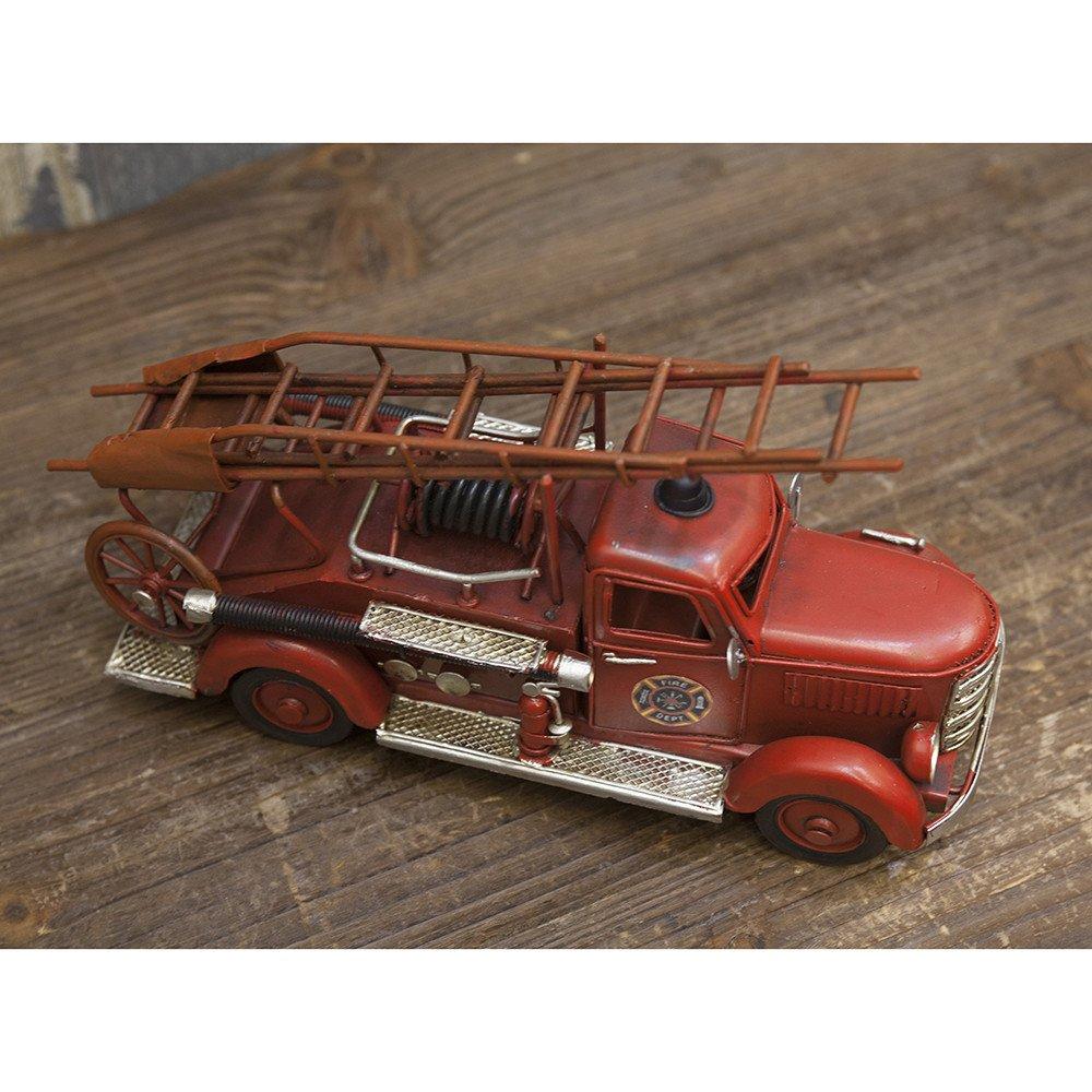 Vintage Blechauto FEUER Feuer Mittel Handgefertigt Setagaya Vintage Auto Miniatur Amerikanisch Amerikanische Waren DEPT. Motor, Größe, LKW, Basis, Sammlerstücke, Auto,