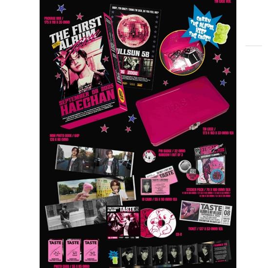 Haechan - NCT - ? 1st - [TASTE] (Tin Case Ver.) - Release  2025-09-08