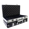 Black and Silver Aluminum Texas Hold'em Chip Storage Case