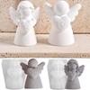 Heart Wings Angel Silicone Mold DIY Home Decor Girl Human Sculpture Gypsum Craft Casting Molds Handmade Resin Birthday Gifts