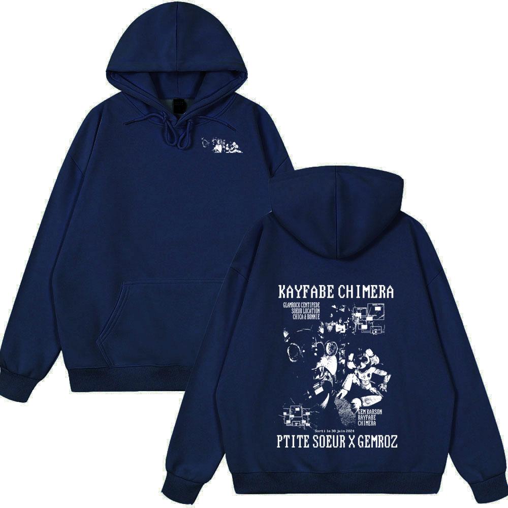 Rapper Ptite Soeur Gemroz KAYFABE CHIMERA Album Hoodie Men Women Fashion Pop Music Male Oversized Hoodies Winter Spring Clothing
