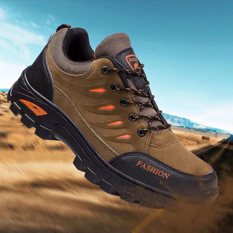 Men's Hiking Shoes Autumn Outdoor Waterproof Non-Slip Working Labor Protection Tide Shoes