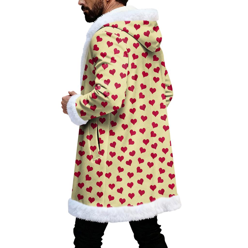 Unisex Kapuzenstrickjacke mit Taschen, Warme Oberbekleidung