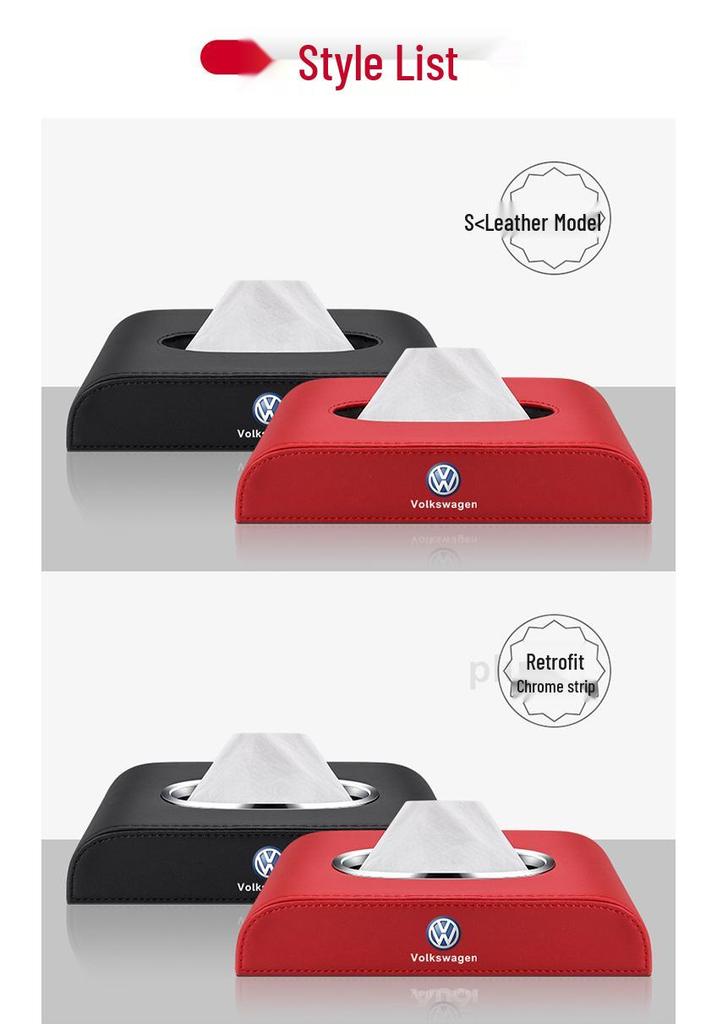 Kompatible Leder-Taschentuchbox für Lingbao BOX/Uni/COCO Autoinnenräume