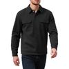 Men's Small Checkered Jacquard Knit Button Pocket Jacket, Spring and Autumn Warm Business Style Top