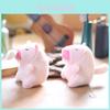 Schattige Capybara Knuffel Sleutelhanger Met Pluche Zachte Vulling En Kwispelende Staart