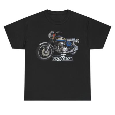 Koszulka Honda Męska i Damska CB750 Four Letnia Koszulka Motocyklowa Wyścigowa Krótki Rękaw Wiosna Kolarstwo Terenowy Retro Uliczny Top